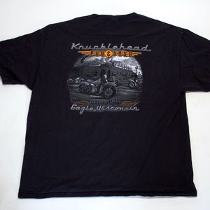 Knuckleheads Pub Motorcycle Harley Davidson Tee